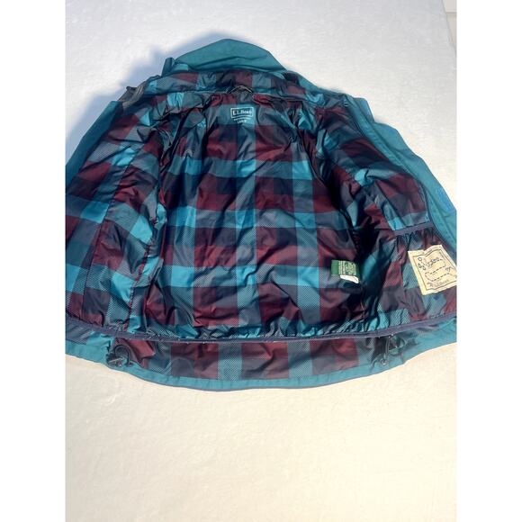 LL Bean Little Kids Large 6X/7 Green Pathfinder Waterproof 3 in 1 Ski Jacket - Picture 3 of 12